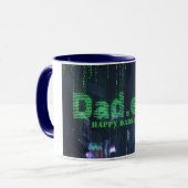 Gelukkige Vaderdag "DAD.EXE " Custom Mok (Voorkant links)