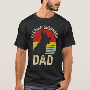 Gelukkige Vaderdag Duitse Herders Vader   Hond  T-shirt