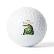 Gelukkige Vaderdag Gator Hug Golfballen