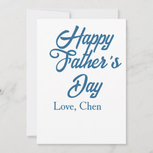 Gelukkige vaderdag grijze naam liefde beste pappa  kaart