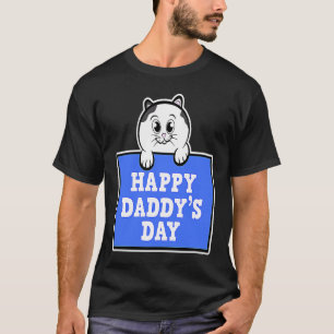 Gelukkige Vaderdag Kat  Vaderdag T-shirt