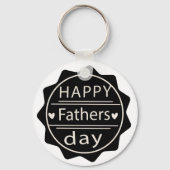 Gelukkige Vaderdag Klein Cadeau voor Papa 2025 Sleutelhanger (Voorkant)