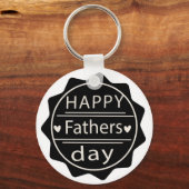 Gelukkige Vaderdag Klein Cadeau voor Papa 2025 Sleutelhanger (Voorkant)