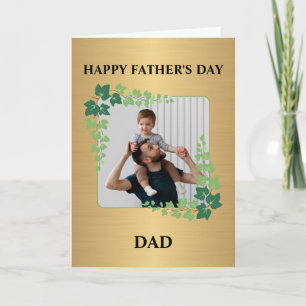 Gelukkige Vaderdag Papa Foto op Maat Kaart