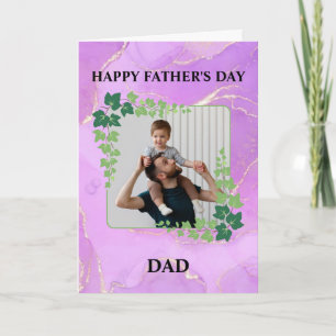 Gelukkige Vaderdag Papa Foto op Maat Kaart