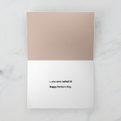 Gelukkige Vaderdag Papa Grappige Hamer Feestdagen Kaart (Binnen)