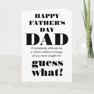gelukkige vaderdag papa kaart