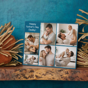 Gelukkige Vaderdag Papa! Persoonlijke foto Fotoplaat