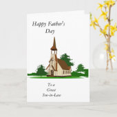 Gelukkige Vaderdag "schoonzoon" Kaart (Gele Bloem)