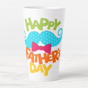 "Gelukkige Vaderdag, Vader: een viering van liefde Latte Mok
