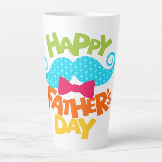 "Gelukkige Vaderdag, Vader: een viering van liefde Latte Mok (Voorkant)