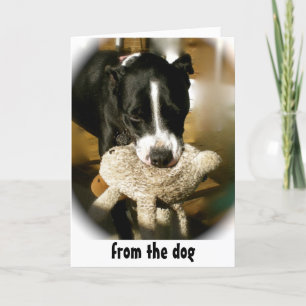 Gelukkige Vaderdag van de hond Kaart