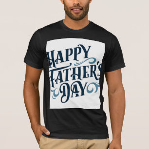 Gelukkige Vaderdag Vintage Typografie T-shirt   Co