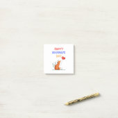 Gelukkige Vaderdag vossen papa cadeau vos vader Post-it® Notes (Op bureau)