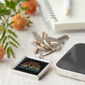 Gelukkige vaders dag cadeau ideeën beste gastheer  sleutelhanger (Zijkant)