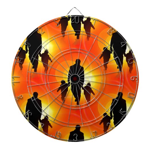 gelukkige vaders dag dartbord (Voorkant)