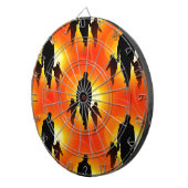 gelukkige vaders dag dartbord (Voorkant Rechts)