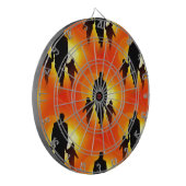 gelukkige vaders dag dartbord (Voorkant Links)