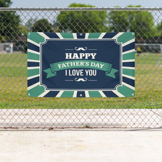 gelukkige vaders dag...Ik hou van je Spandoek (Insitu)