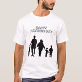 gelukkige vaders dag t-shirt (Voorkant)
