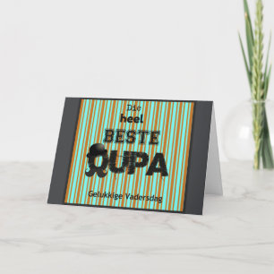 Gelukkige Vadersdag Oupa Kaart