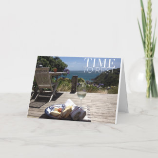 Gelukkige vakantie/pensioneringskaart feestdagen kaart