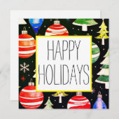 Gelukkige vakantiekaarten (Voorkant / Achterkant)