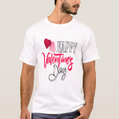 Gelukkige valentijndag t-shirt (Voorkant)