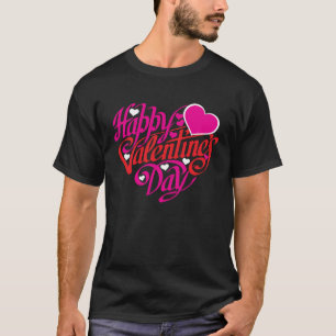 Gelukkige Valentijnsdag 2020 Liefde Hart Tiener Me T-shirt