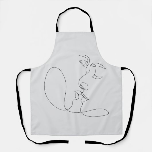 Gelukkige Valentijnsdag 2024 Ideeën Schort (Voorkant)