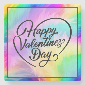 Gelukkige Valentijnsdag-23823 Stenen Onderzetter