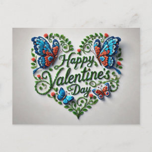 Gelukkige Valentijnsdag ansichtkaarten Briefkaart