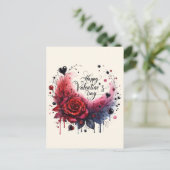 Gelukkige Valentijnsdag Briefkaarten (Staand voorkant)