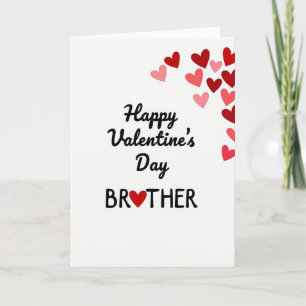 Gelukkige Valentijnsdag Broer Kaart