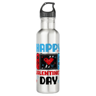 Gelukkige Valentijnsdag Controller Video Game Hart Waterfles