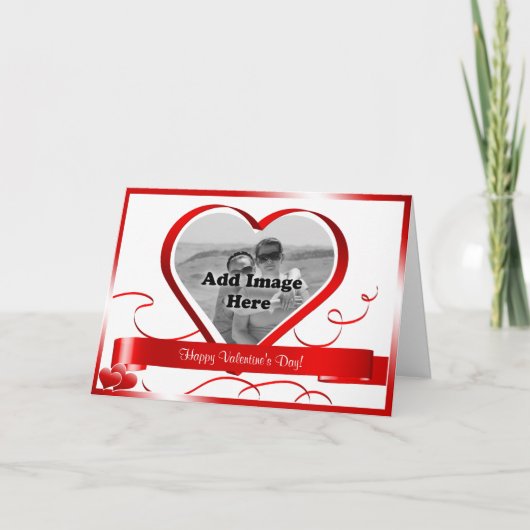 Gelukkige Valentijnsdag! De Sjabloon van de foto (Voorkant)