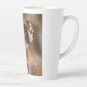 Gelukkige Valentijnsdag design Latte Mok (Rechts)