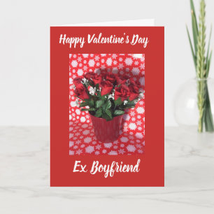 Gelukkige Valentijnsdag ex-vriend kaart