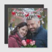 Gelukkige Valentijnsdag Gepersonaliseerde Magnetis (Voorkant / Achterkant)