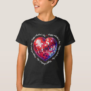 Gelukkige Valentijnsdag Grappige Coquette Rode Dis T-shirt