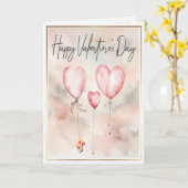 Gelukkige Valentijnsdag Harten met aangepaste name Kaart (Gele Bloem)