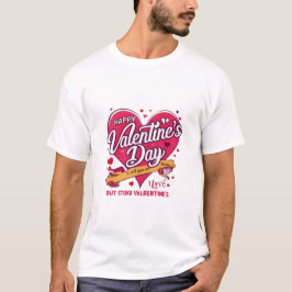 Gelukkige Valentijnsdag Heart Design Gift voor hem T-shirt