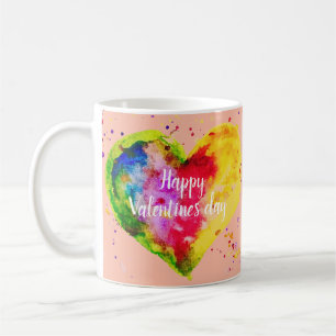 Gelukkige Valentijnsdag Homostel LGBT Koffiemok