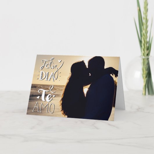 Gelukkige Valentijnsdag I houdt van u in het Feestdagen Kaart (Voorkant)