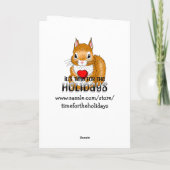 Gelukkige Valentijnsdag | Koffie en harten Kaart (Achterkant)