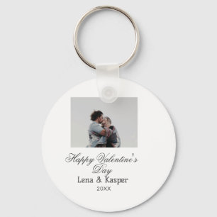 Gelukkige Valentijnsdag koppel foto modern eenvoud Sleutelhanger