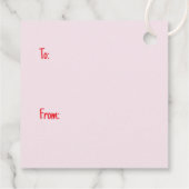 Gelukkige Valentijnsdag Labrador Retriever Honden Bedankjes Labels (Achterkant)