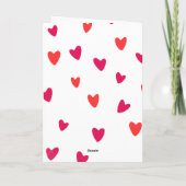 Gelukkige Valentijnsdag Leuk Design Kaart (Achterkant)