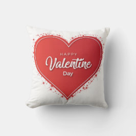 Gelukkige Valentijnsdag Lovey Design Kussen