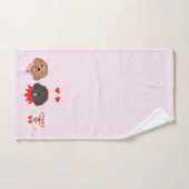 Gelukkige Valentijnsdag Maltipoo Honden Bad Handdoek (Handdoek)